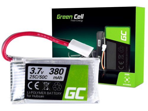 Batteri Green Cell ® för Hubsan H107 H107C H107CHD H107L 3.7V 380mAh