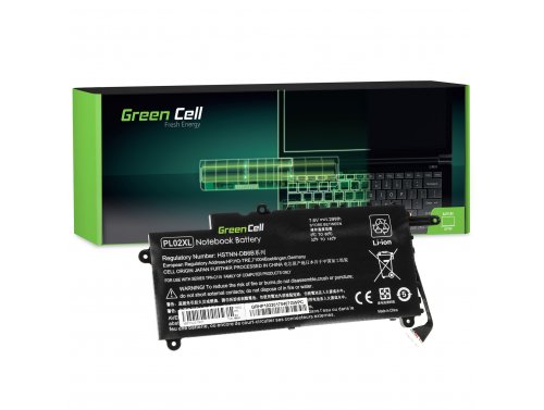 Green Cell Batteri PL02XL 751875-001 751681-421 HSTNN-DB6B HSTNN-LB6B för HP Pavilion x360 11-N 11-N000 HP x360 310 G1