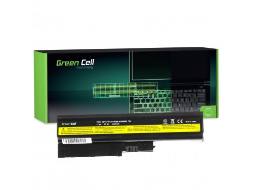 Green Cell Batteri 92P1138 92P1139 92P1140 92P1141 för Lenovo ThinkPad T60 T60p T61 R60 R60e R60i R61 R61i T61p R500 W500