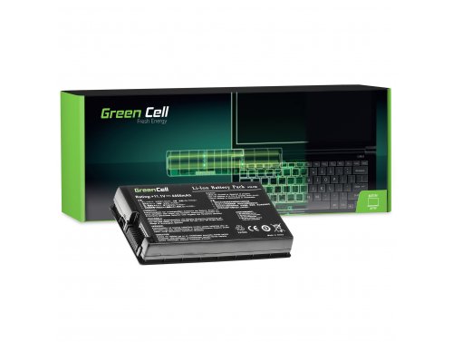 Green Cell Laptop-batteri A32-F80 A32-F80A för Asus F50 F50SL F50Q F50Z F80 F80H F80L F80S F81 N60 X60 X61 X61G X61S X61Z X61SL