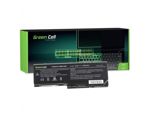 Green Cell Batteri PA3536U-1BRS för Toshiba Satellite L350 L350-22Q P200 P300 P300-1E9 X200 Pro L350 L350-S1701