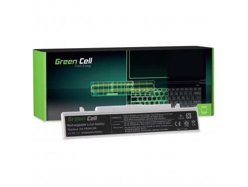 Green Cell Laptop-batteri AA-PB9NC6B AA-PB9NS6B för Samsung RV511 R519 R522 R530 R540 R580 R620 R719 R780 NP300E5C NP350V5C vit