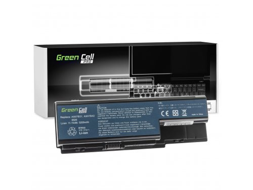 Green Cell PRO Laptopbatteri AS07B31 AS07B41 AS07B51 för Acer Aspire 5220 5315 5520 5720 5739 7535 7720 5720Z 5739G 5920G 6930G