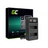 Laddare AHBBP-401 Green Cell ® för GoPro HERO 4 CHDBX CHDBY CHDHX CHDHY Black White Silver Edition (4.2v 2.5w 0.6A)