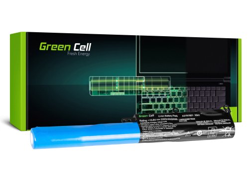 Green Cell Batteri A31N1601 för Asus R541N R541NA R541S R541U R541UA R541UJ Vivobook Max F541N F541U X541N X541NA X541S X541U