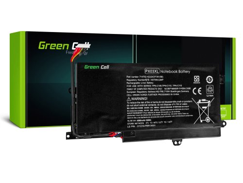 Green Cell Laptop-batteri PX03XL för HP Envy 14-K M6-K