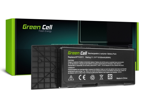 Green Cell Laptop -batteri BTYVOY1 för Dell Alienware M17x R3 M17x R4