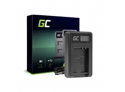 Laddare CB-2LCE Green Cell ® för Canon NB-10L, PowerShot G1 G3 G10 G15 G16 G1X G3X SX40HS SX50HS SX60HS (5W 8.4V 0.6A)