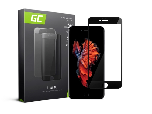 Skyddsglas GC Clarity för Apple iPhone 6 / 6S Plus - svart