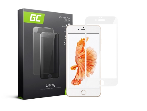 Skyddsglas GC Clarity för Apple iPhone 6 / 6S Plus - vit