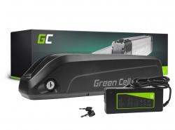 Green Cell Batteri för Elcykel 36V 15Ah 540Wh Down Tube Ebike EC5 till Ancheer, Samebike, Fafrees med Laddare