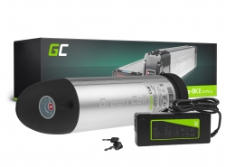 Green Cell Batteri för Elcykel 36V 12Ah 418Wh Down Tube Ebike 4 Pin med Laddare