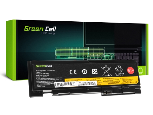 Green Cell Batteri 45N1036 45N1037 45N1038 42T4844 42T4845 42T4847 0A36287 0A36309 för Lenovo ThinkPad T420s T420si T430s T430si