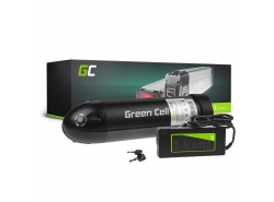 Green Cell Batteri för Elcykel 24V 12Ah 288Wh Down Tube Ebike 2 Pin med Laddare