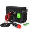 Green Cell ® inverter spänningsomvandlare 24V till 230V 300W / 600W ren sinusvåg