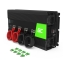 Green Cell ® inverter spänningsomvandlare 12V till 230V 2000W / 4000W ren sinus