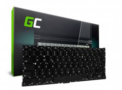 Green Cell ® -tangentbord för bärbar dator Apple Macbook Pro Retina 15 A1398 MC975 MC976 2012 2013 2014 2015 LED QWERTZ DE