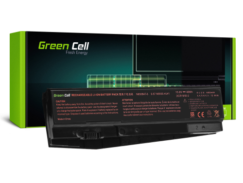 Green Cell Batteri N850BAT-6 för Clevo N850 N855 N857 N870 N871 N875, Hyperbook N85 N85S N87 N87S