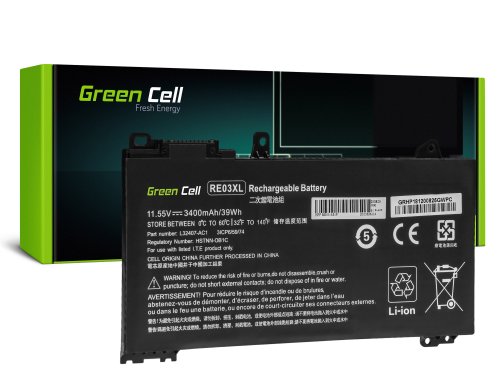 Green Cell Batteri RE03XL L32656-005 för HP ProBook 430 G6 G7 440 G6 G7 445 G6 G7 450 G6 G7 455 G6 G7 445R G6 455R G6