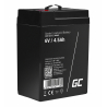 Green Cell ® AGM 6V 4.5Ah batteri VRLA blybatterileksaker elektriska leksaker larmar barnfordon