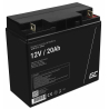 Green Cell ® AGM 12V 20Ah batteri VRLA blybatteri Unbemann Caravan fotovoltaisk rullstol solbatteri