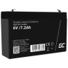 Green Cell ® AGM 6V 7.2Ah batteri VRLA blybatterileksaker elektriska leksaker larmar barnfordon