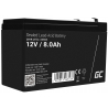 Green Cell ® AGM 12V 8Ah batteri VRLA blybatteri Unbemann UPS UPS system UPS system backup batteri