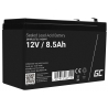 Green Cell ® AGM 12V 8.5Ah batteri VRLA blybatterileksaker elektriska leksaker larmar barnfordon