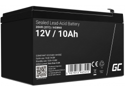 Green Cell ® AGM 12V 10Ah batteri VRLA blybatteri Unbemann UPS UPS system UPS system backup batteri