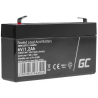 Green Cell ® AGM 6V 1.2Ah batteri VRLA blybatterileksaker elektriska leksaker larmar barnfordon