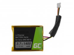 Batteri Green Cell CP-XB10 SF-08 till högtalare Sony SRS-XB10 / SRS-XB12 Extra Bass, Li-Polymer 3.7V 1400mAh