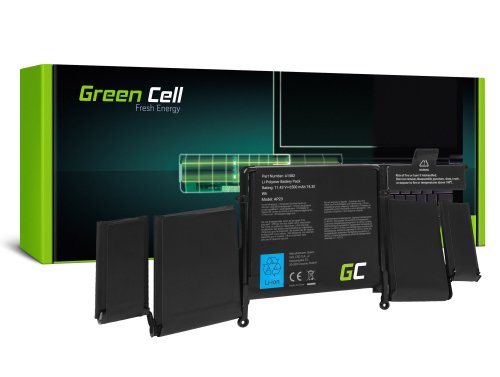 Green Cell A1582 Batteri för Apple MacBook Pro 13 A1502 (tidigt 2015)