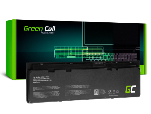 Green Cell Laptop -batteri WD52H GVD76 för Dell Latitude E7240 E7250