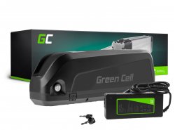 Green Cell Batteri för Elcykel 36V 20Ah 720Wh Down Tube Ebike EC5 till Ancheer, Samebike, Fafrees med Laddare