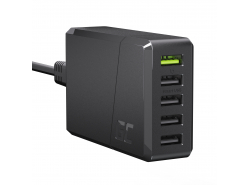Green Cell GC ChargeSource 5 5xUSB 52W Ladegerät mit Schnellladung Ultra Charge und Smart Charge