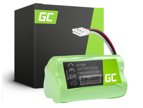 Batteri Green Cell 180AAHC3TMX till högtalare Logitech S315i / S715i / Z515 / Z715 / S-00078 / S-00096 / S-00100 NI-MH 2000mAh