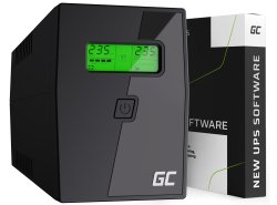 Green Cell Avbrottsfri Strömförsörjning UPS 600VA 360W med LCD-display + Ny Tillämpning