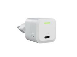 Green Cell Vit Nätladdare 33W GaN GC PowerGan för Bärbar dator, MacBook, Iphone, Surfplatta, Nintendo Switch – 1x USB-C PD