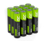 12x Ackumulatorer AAA R3 800mAh Ni-MH laddningsbara Batterier Green Cell