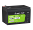 Green Cell® LiFePO4 batteri 12,8V 12Ah 153,6Wh LFP litiumbatteri 12V med BMS för gräsklippare leksaksscooter för barn UPS skoter