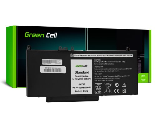 Green Cell Batteri 6MT4T 07V69Y för Dell Latitude E5270 E5470 E5570