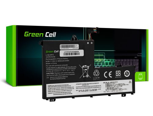 Green Cell Batteri L19C3PF1 L19D3PF1 L19L3PF8 L19M3PF1 för Lenovo ThinkBook 14-IIL 14-IML 15-IIL 15-IML