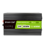 Green Cell ® inverter spänningsomvandlare 12V till 230V 500W / 1000W ren sinusvåg
