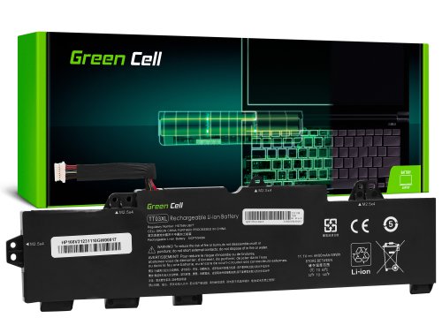 Green Cell Batteri TT03XL för HP EliteBook 755 G5 850 G5, HP ZBook 15u G5