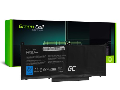 Green Cell Batteri F3YGT för Dell Latitude 7280 7290 7380 7390 7480 7490