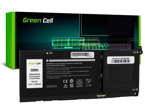 Green Cell Batteri G91J0 för Dell Latitude 3320 3330 3520 Inspiron 15 3511 3525 5510