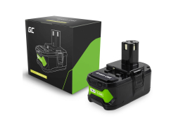 Green Cell-batteri (18V 5Ah Li-Ion) RB18L50 för Ryobi ONE+ elverktyg ersättningsbatteri RB18L50 RB18L40