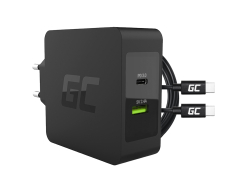 Green Cell 45W USB-C PD-laddare med USB-C-kabel och extra USB-port
