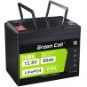 Green Cell CUBE LiFePO4 Batteri 80Ah 12.8V 1024Wh LFP litiumbatteri 12V för Husbilar, Rengöringsutrustning, Camping, Båtar