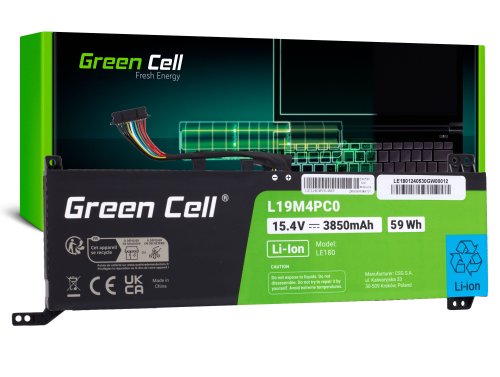 Batteri Green Cell L19M4PC0 för Lenovo Legion 5P-15IMH05 5P-15IMH05H 5-15IMH05 5-15IMH05 5-15IMH05H 5-15ARH05 5-15ARH05H